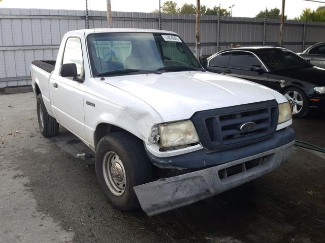 1FTYR10D85PA67607 - 2005 FORD RANGER WHITE photo 1