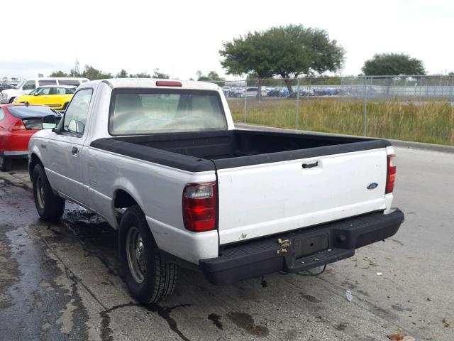 1FTYR10D85PA67607 - 2005 FORD RANGER WHITE photo 3