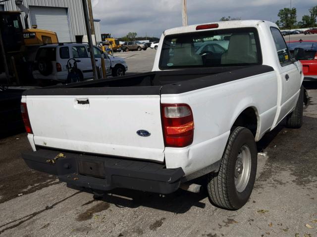 1FTYR10D85PA67607 - 2005 FORD RANGER WHITE photo 4