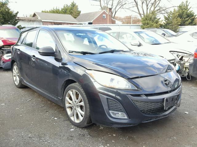 JM1BL1H68A1327563 - 2010 MAZDA 3 S BLACK photo 1