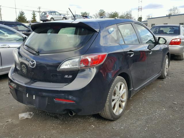 JM1BL1H68A1327563 - 2010 MAZDA 3 S BLACK photo 4