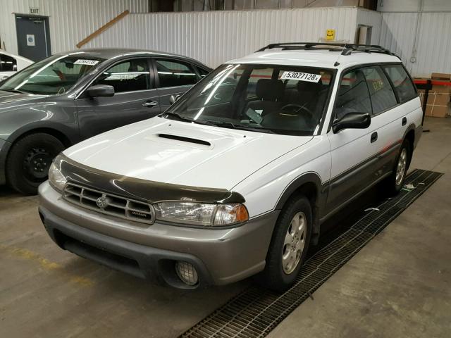 4S3BG6850X6660876 - 1999 SUBARU LEGACY OUT TWO TONE photo 2