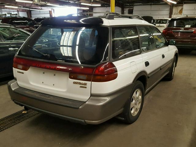 4S3BG6850X6660876 - 1999 SUBARU LEGACY OUT TWO TONE photo 4