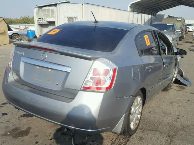 3N1AB6AP3CL709139 - 2012 NISSAN SENTRA 2.0 CHARCOAL photo 4