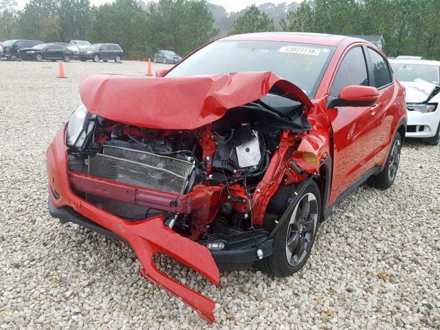 3CZRU5H57JG702848 - 2018 HONDA HR-V EX RED photo 2