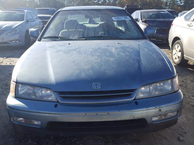 1HGCD7220RA030973 - 1994 HONDA ACCORD DX BLUE photo 9