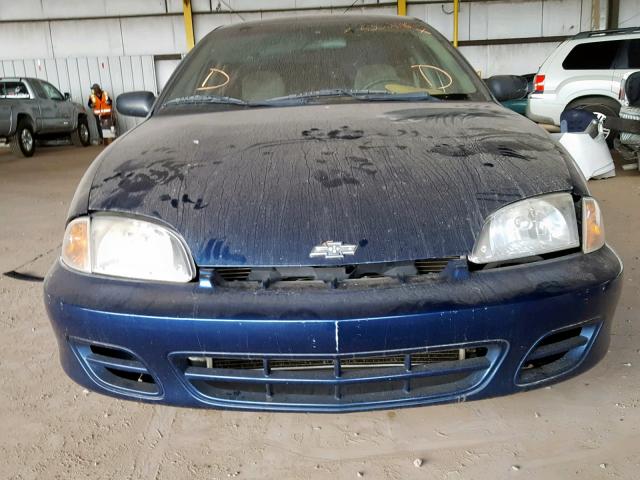 1G1JF52T6Y7386037 - 2000 CHEVROLET CAVALIER L BLUE photo 9