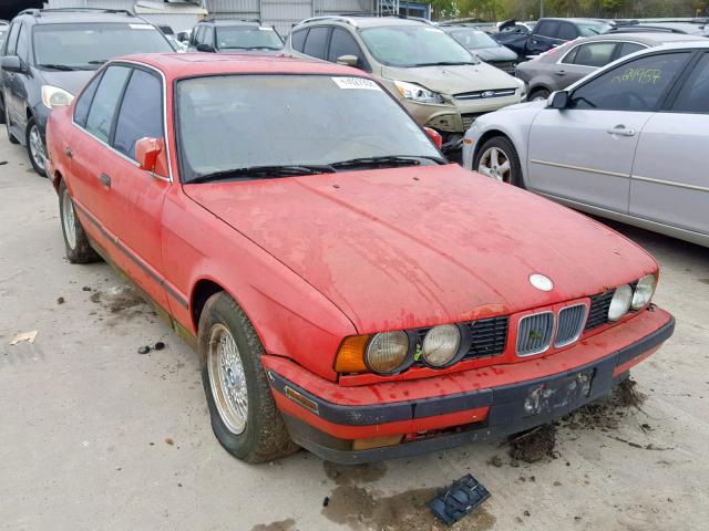 WBAHD2319MBF72282 - 1991 BMW 535 I AUTO RED photo 1