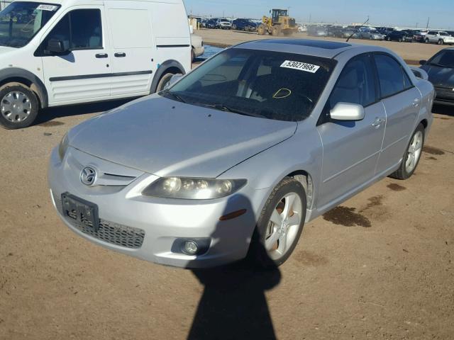 1YVHP80D665M44862 - 2006 MAZDA 6 S SILVER photo 2