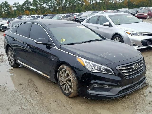 5NPE34AFXFH065845 - 2015 HYUNDAI SONATA SPO BLACK photo 1