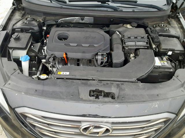 5NPE34AFXFH065845 - 2015 HYUNDAI SONATA SPO BLACK photo 7