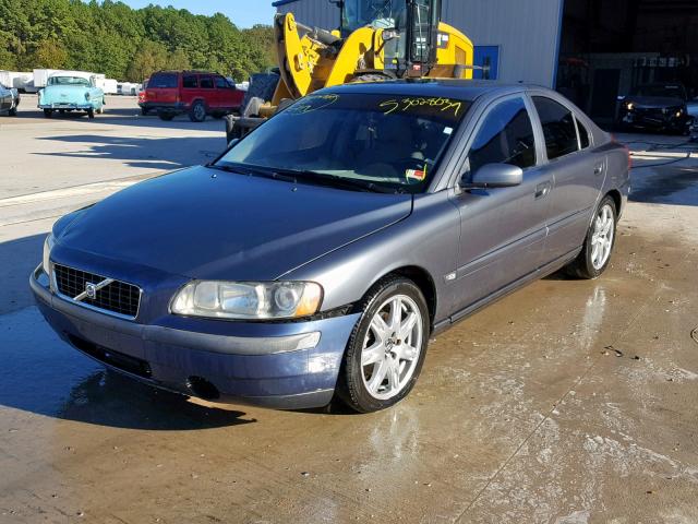 YV1RS592352439606 - 2005 VOLVO S60 2.5T GRAY photo 2