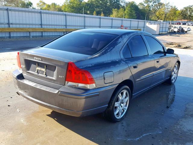 YV1RS592352439606 - 2005 VOLVO S60 2.5T GRAY photo 4
