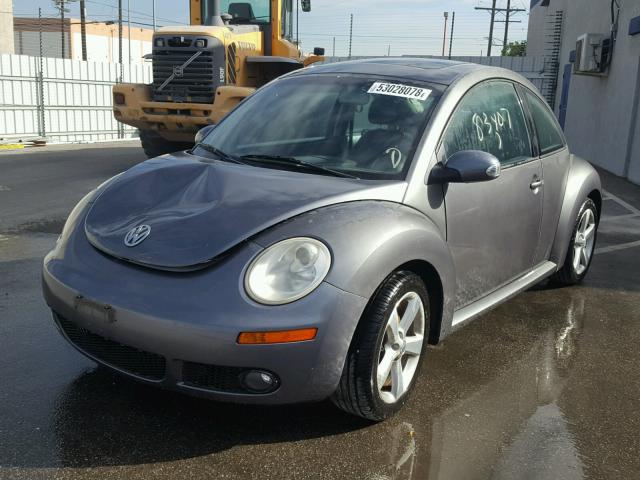 3VWSW31C86M418424 - 2006 VOLKSWAGEN NEW BEETLE BLUE photo 2