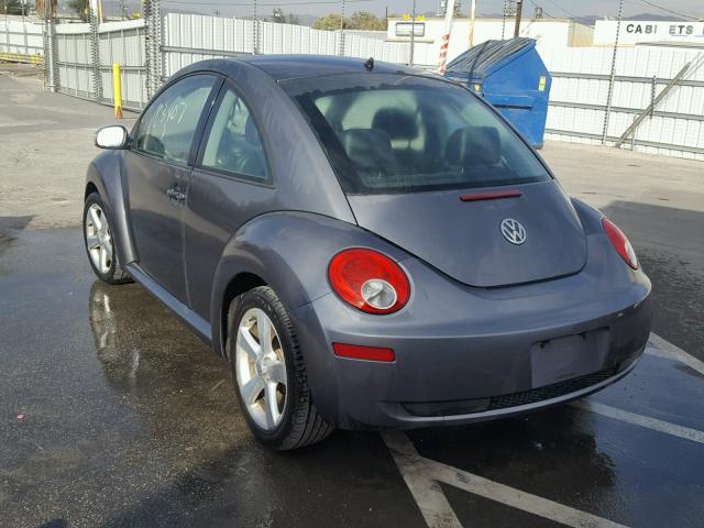 3VWSW31C86M418424 - 2006 VOLKSWAGEN NEW BEETLE BLUE photo 3