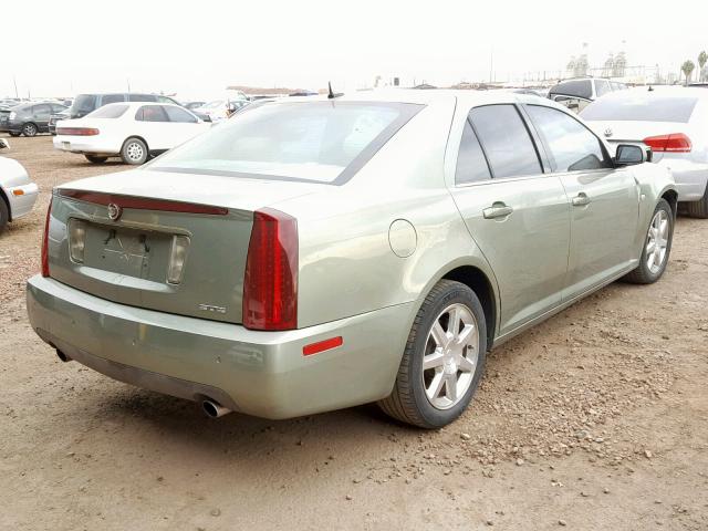 1G6DW677750222308 - 2005 CADILLAC STS GREEN photo 4