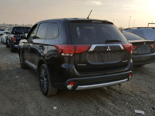 JA4AZ3A34GZ039341 - 2016 MITSUBISHI OUTLANDER BLACK photo 3