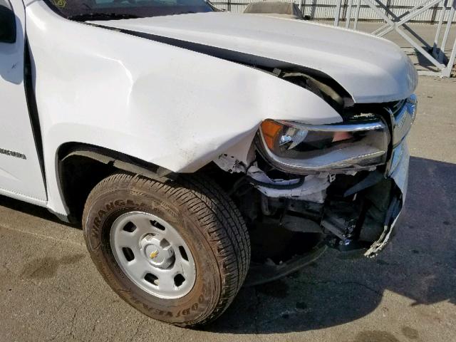 1GCHSBEAXJ1303373 - 2018 CHEVROLET COLORADO WHITE photo 9