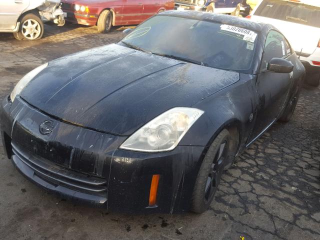 JN1AZ34EX6M351505 - 2006 NISSAN 350Z COUPE BLACK photo 2