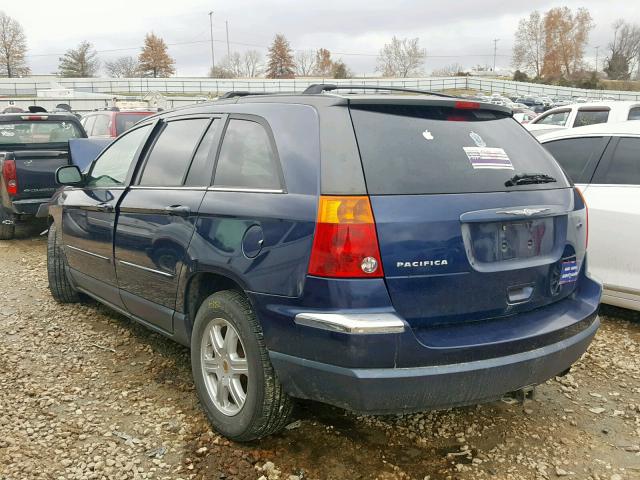 2C8GM68484R315331 - 2004 CHRYSLER PACIFICA BLUE photo 3