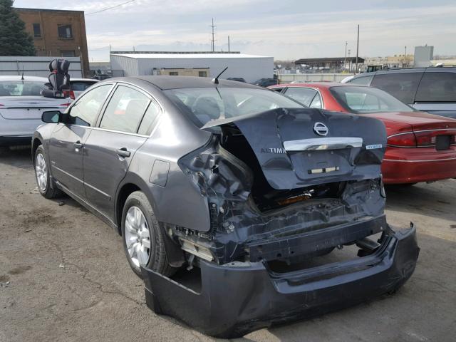 1N4CL2AP7AC120055 - 2010 NISSAN ALTIMA HYB GRAY photo 3