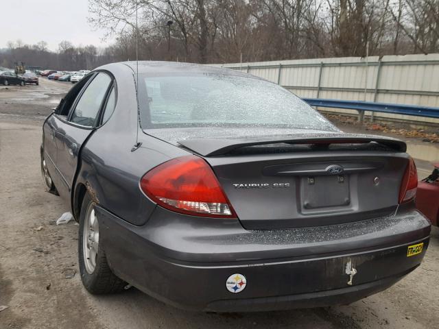 1FAFP55S54G200999 - 2004 FORD TAURUS SES GRAY photo 3