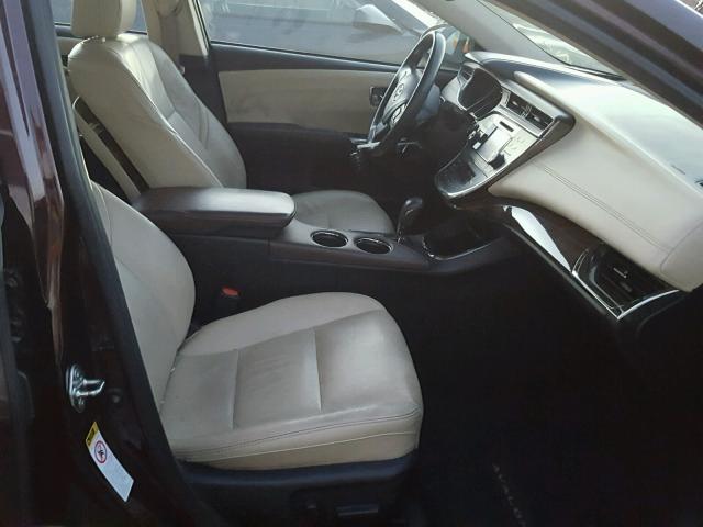 4T1BK1EB3FU152810 - 2015 TOYOTA AVALON XLE MAROON photo 5