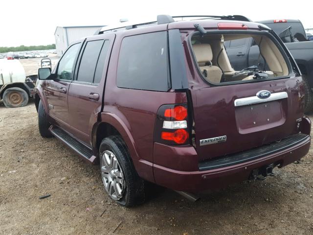 1FMEU75806UB36157 - 2006 FORD EXPLORER L MAROON photo 3