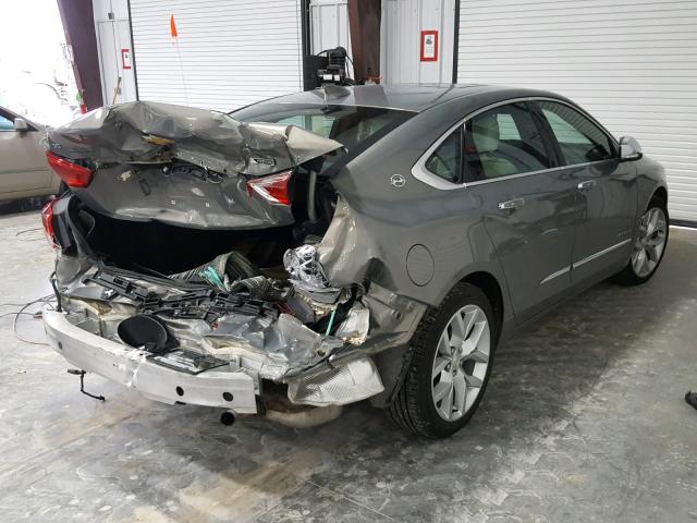 2G1145S31H9173632 - 2017 CHEVROLET IMPALA PRE ნაცრისფერი ფოტო 4