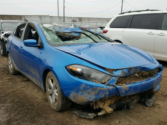 1C3CDFBB8GD704683 - 2016 DODGE DART SXT BLUE photo 1