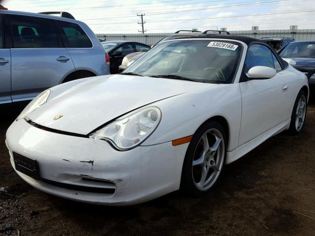 WP0CA29943S652832 - 2003 PORSCHE 911 CARRER WHITE photo 2