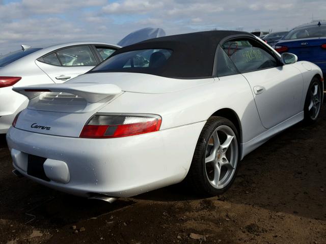 WP0CA29943S652832 - 2003 PORSCHE 911 CARRER WHITE photo 4