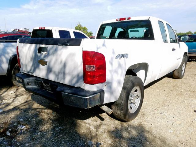 2GCEK19C481252367 - 2008 CHEVROLET SILVERADO WHITE photo 4