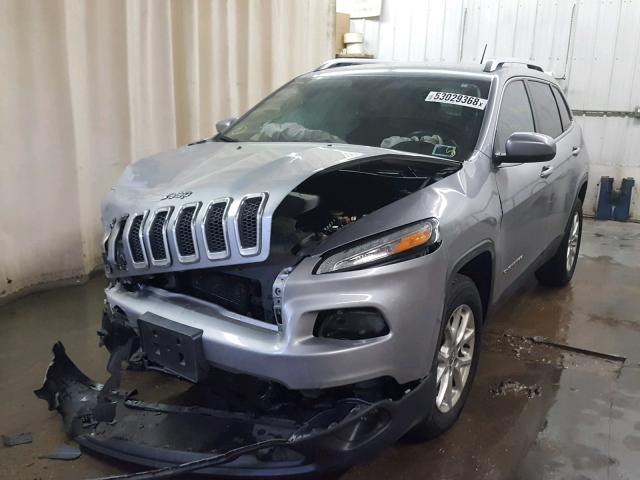 1C4PJMCSXFW600160 - 2015 JEEP CHEROKEE L SILVER photo 2