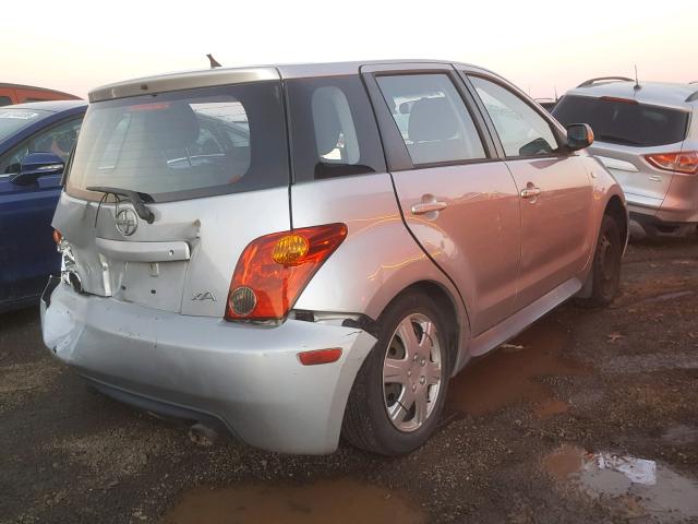 JTKKT624850081722 - 2005 TOYOTA SCION XA SILVER photo 4