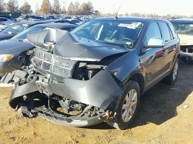 2LMDU68C57BJ10526 - 2007 LINCOLN MKX BLACK photo 2