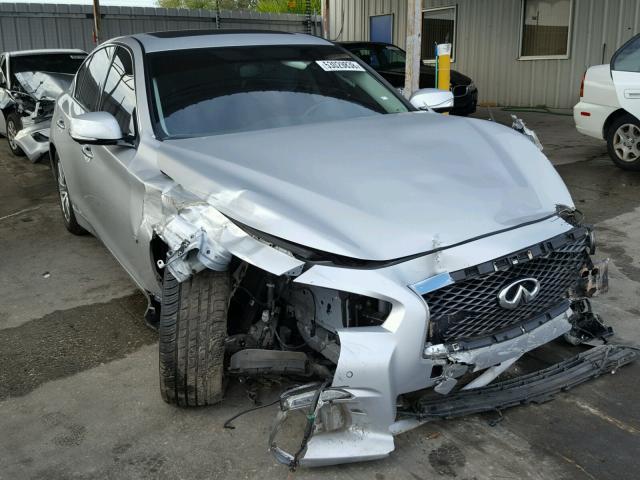 JN1BV7AP9EM670163 - 2014 INFINITI Q50 BASE SILVER photo 1