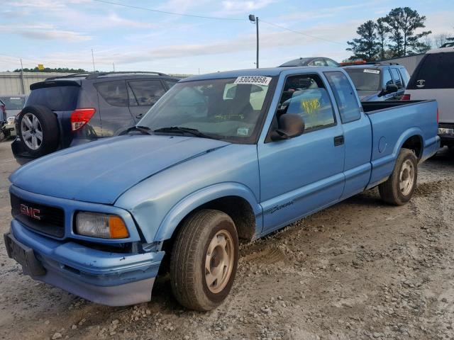 1GTCS1945T8505928 - 1996 GMC SONOMA BLUE photo 2