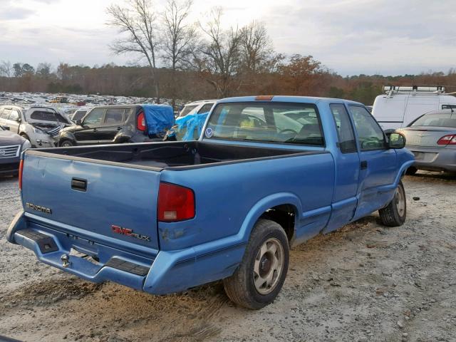 1GTCS1945T8505928 - 1996 GMC SONOMA BLUE photo 4