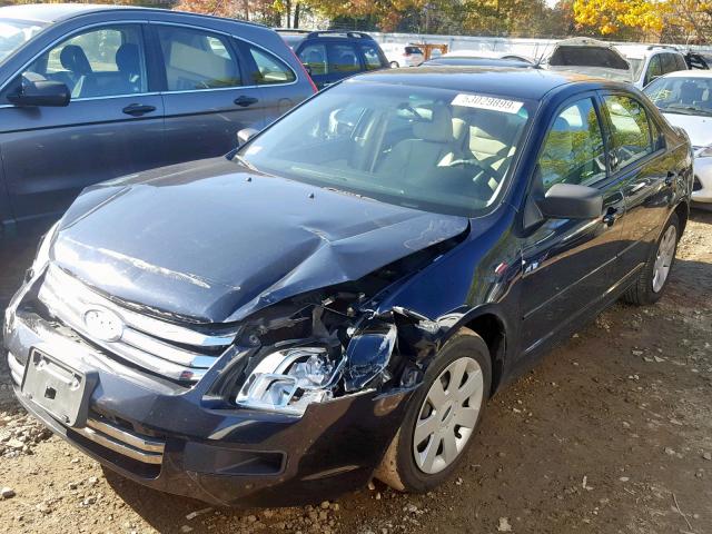 3FAHP06Z79R143339 - 2009 FORD FUSION S BLUE photo 2