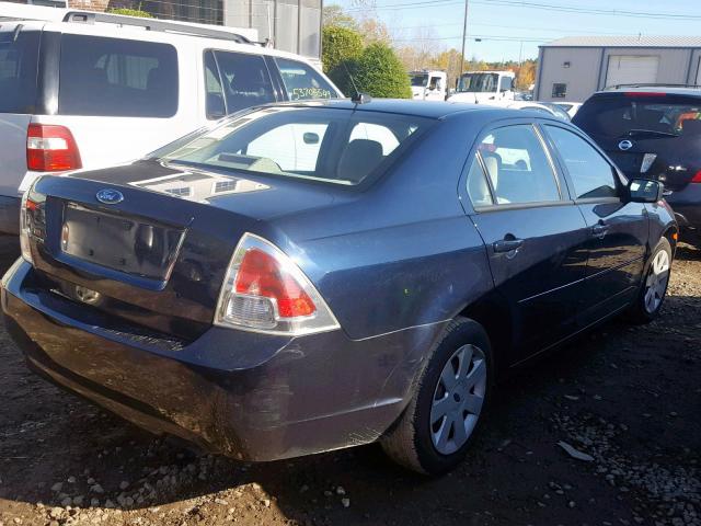 3FAHP06Z79R143339 - 2009 FORD FUSION S BLUE photo 4