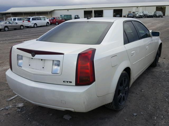 1G6DP577270105455 - 2007 CADILLAC CTS HI FEA WHITE photo 4