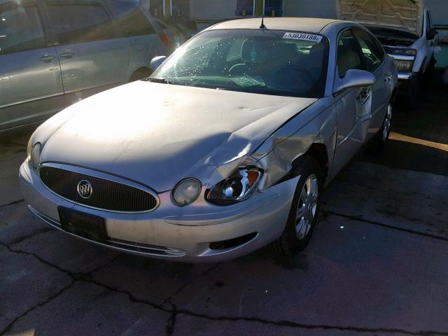 2G4WC532651346234 - 2005 BUICK LACROSSE C SILVER photo 2
