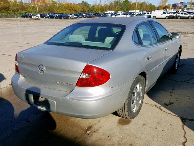 2G4WC532651346234 - 2005 BUICK LACROSSE C SILVER photo 4
