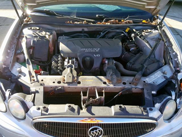 2G4WC532651346234 - 2005 BUICK LACROSSE C SILVER photo 7