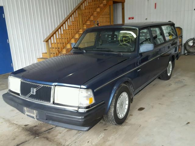 YV1AW880XP1942383 - 1993 VOLVO 240 BLUE photo 2