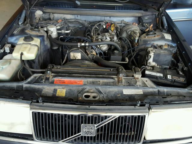 YV1AW880XP1942383 - 1993 VOLVO 240 BLUE photo 7