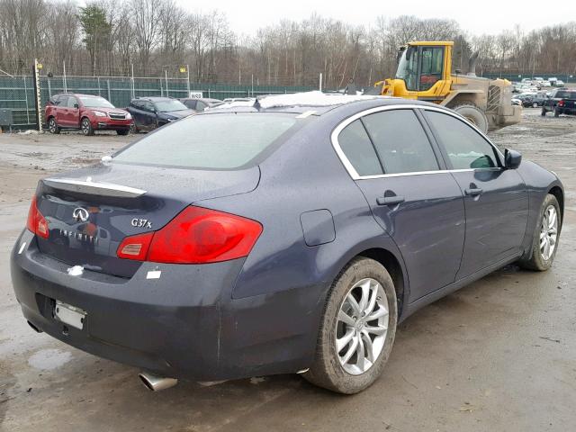 JNKCV61F99M357699 - 2009 INFINITI G37 BLUE photo 4