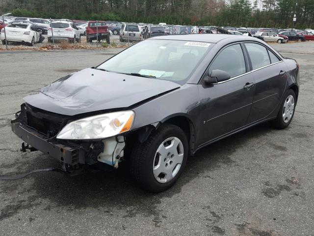 1G2ZF58B274100276 - 2007 PONTIAC G6 VALUE L CHARCOAL photo 2