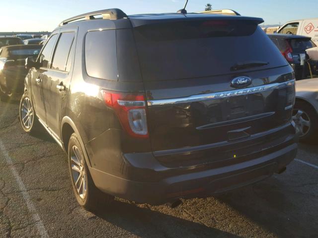 1FM5K7B91FGC64750 - 2015 FORD EXPLORER BLACK photo 3